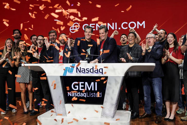 Winklevoss-Led Gemini Pulls Off $425M IPO as Shares List on Nasdaq