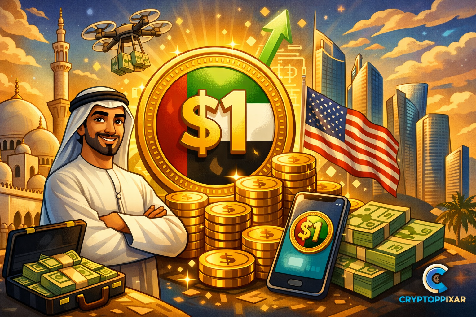 Abu Dhabi’s Universal Digital Unveils First UAE-Registered US Dollar Stablecoin