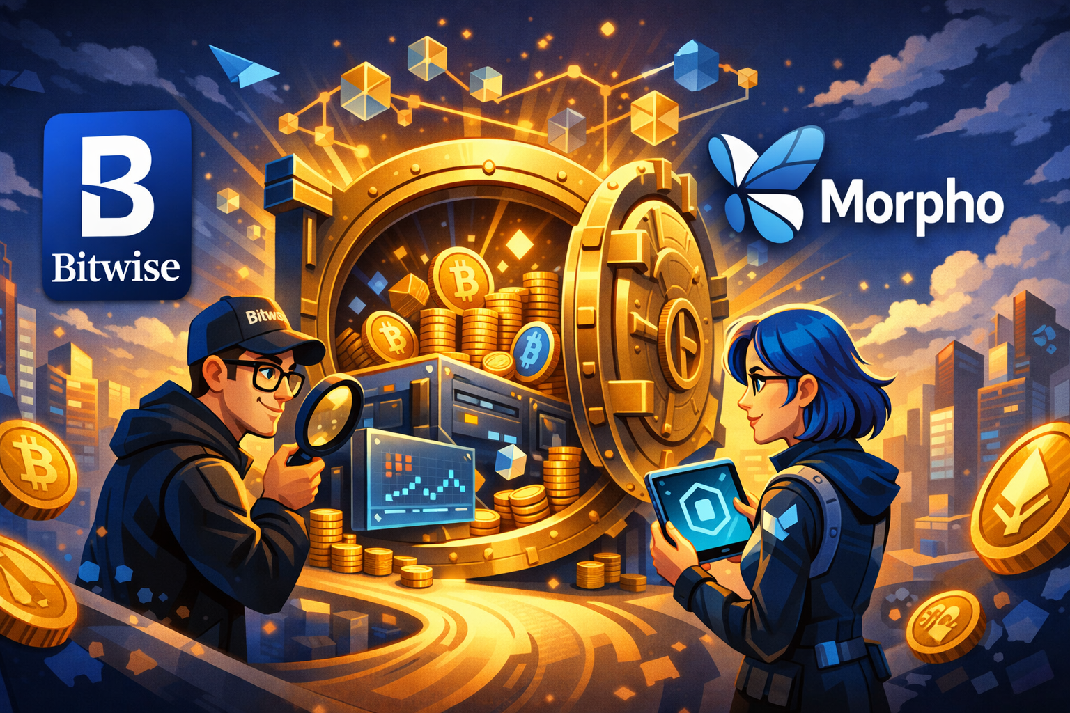 Bitwise Partners with Morpho to Launch Onchain Vaults Targeting 6 Percent Yield as DeFi Enters Next Growth Phase