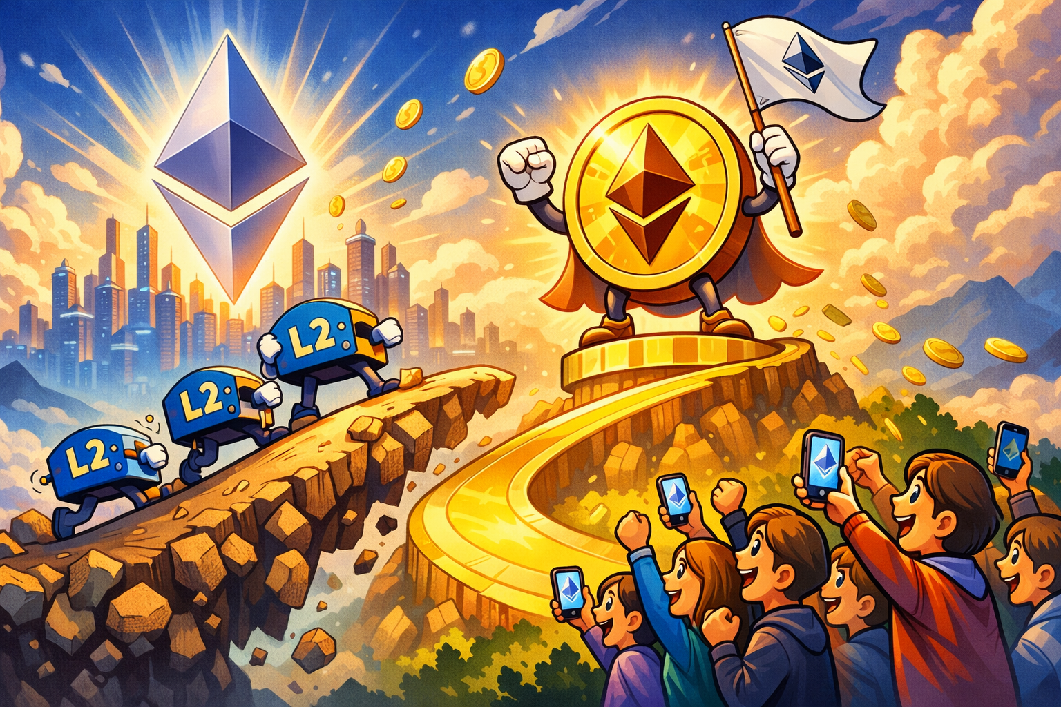 Ethereum Mainnet Dominates Layer 2 Networks as Daily Active Addresses Surge Beyond Expectations