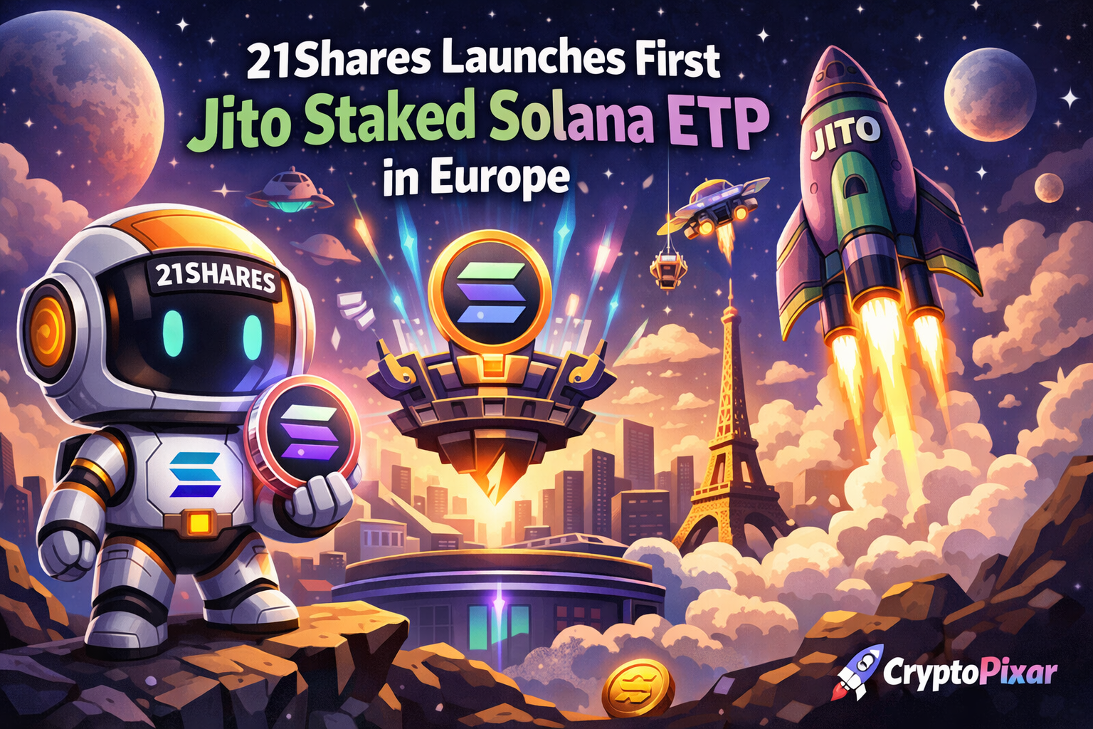 21Shares Unveils Europe’s First Jito Staked Solana ETP as Institutional Demand Surges