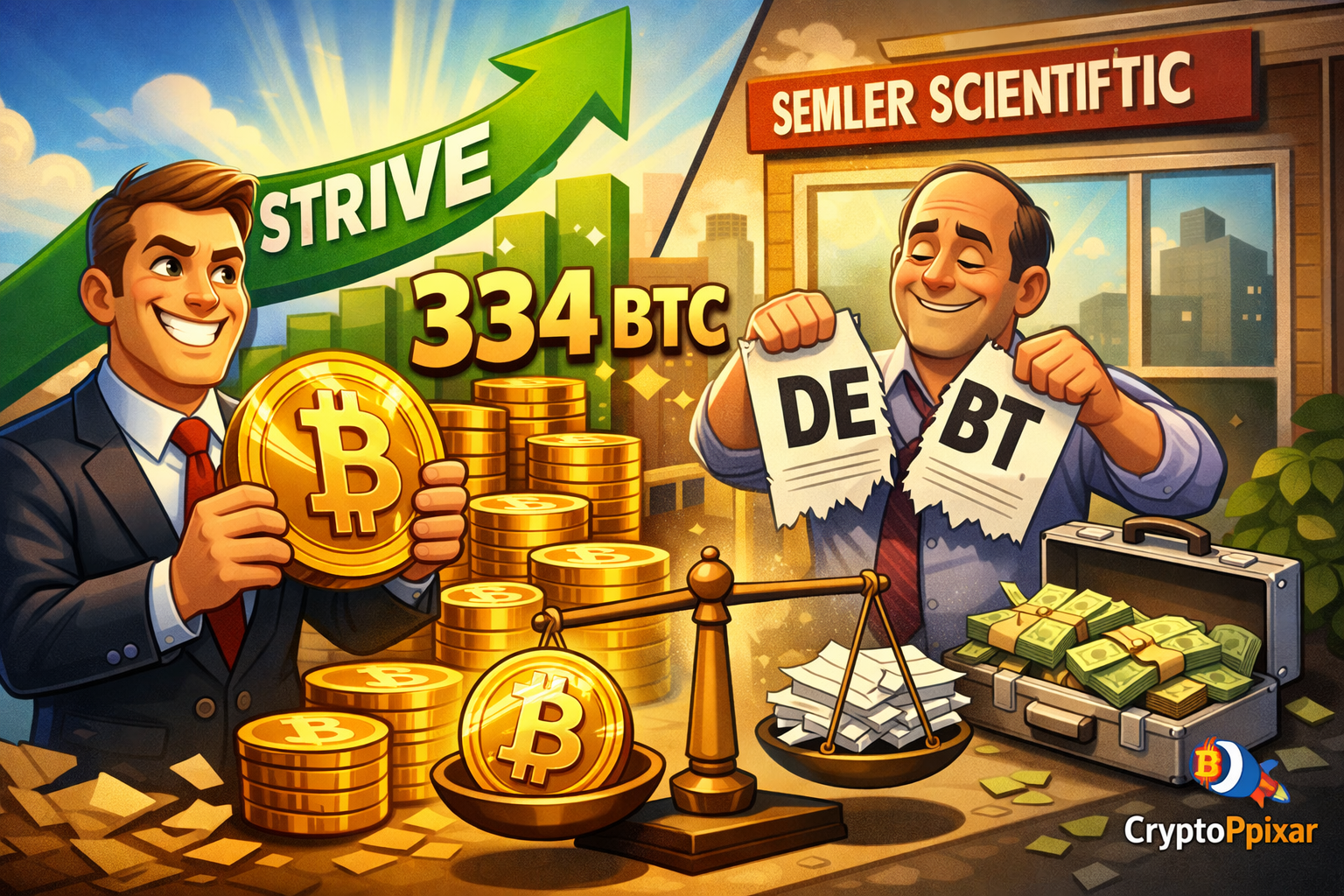 Strive Strengthens Bitcoin Strategy After Acquiring 334 BTC and Clearing Most Semler Debt
