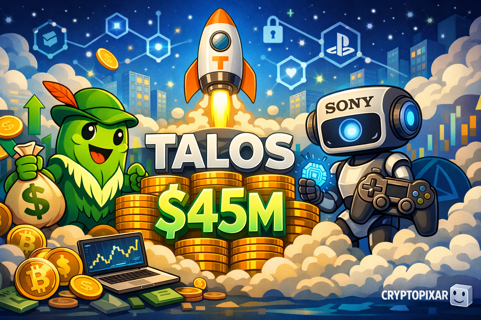 Talos Secures $45 Million Series B Boost with Support from Robinhood and Sony