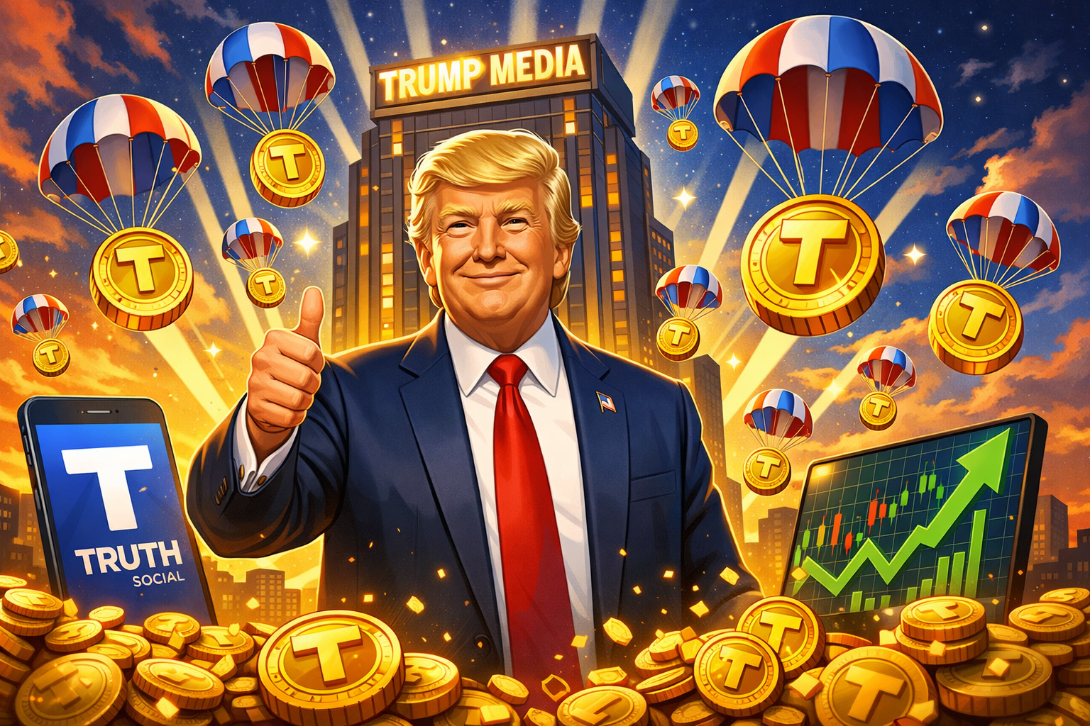 Trump Media Nears Shareholder Token Airdrop in Landmark Blockchain Move
