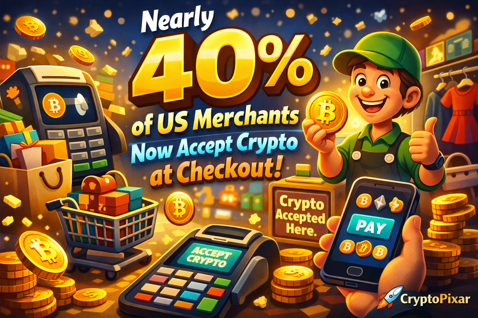 Nearly 40 Percent of US Merchants Now Accept Crypto Payments as Millennials Drive Mainstream Adoption