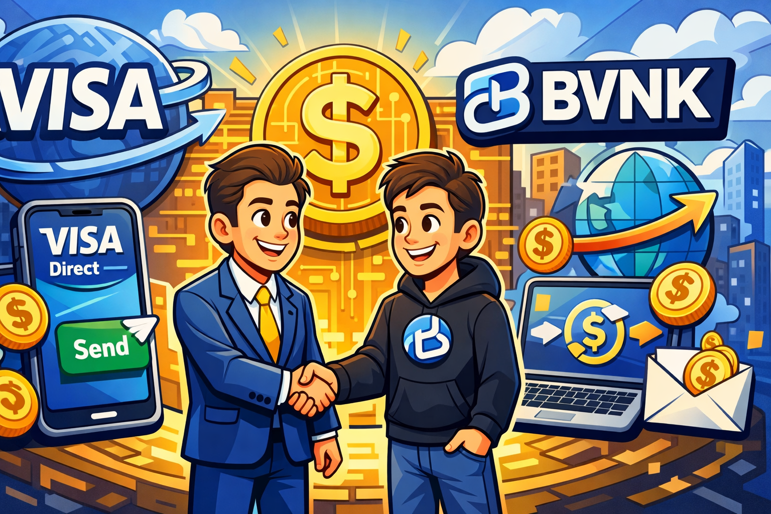 Visa partners with BVNK to revolutionize stablecoin payouts through Visa Direct