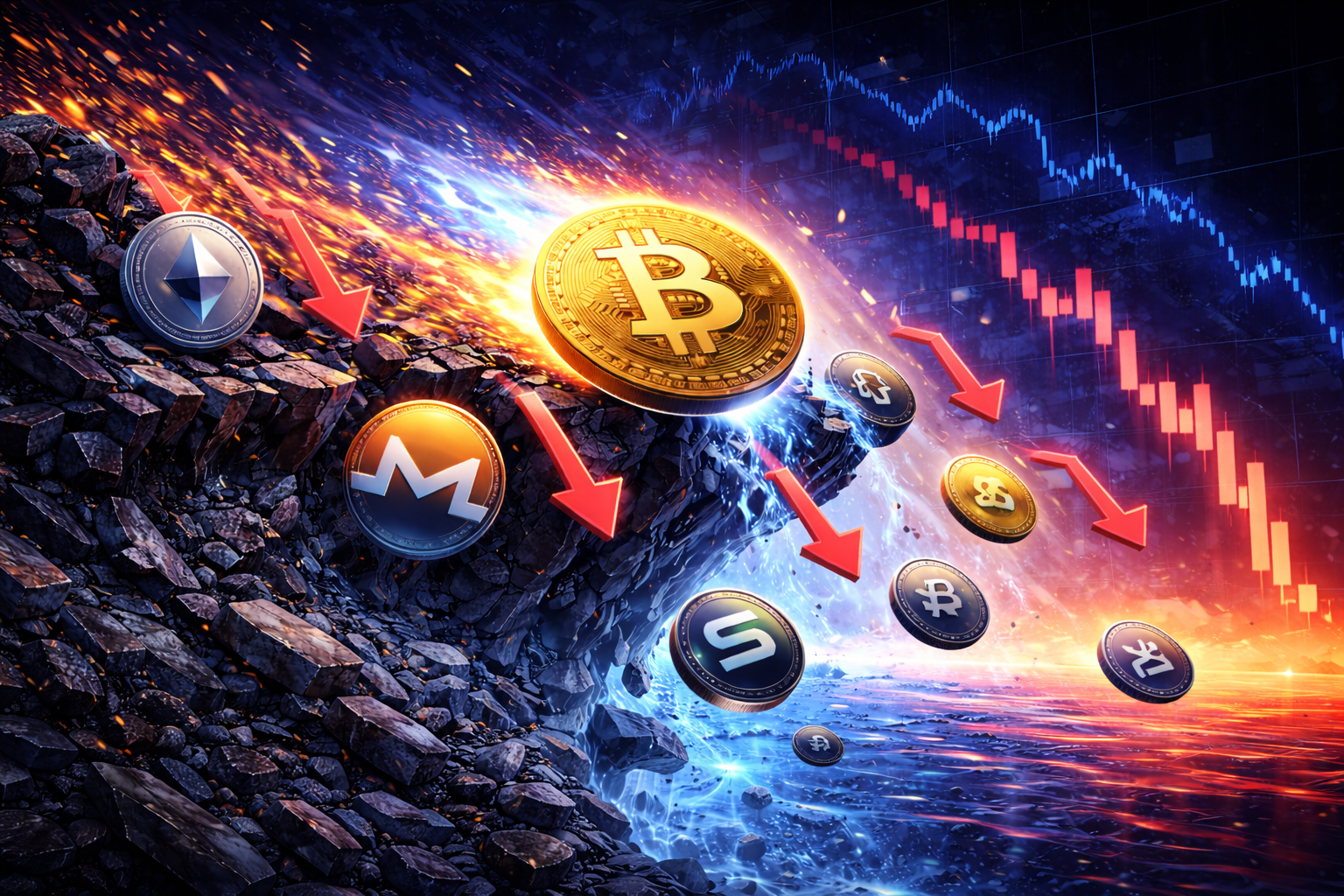 Altcoins Bleed as Bitcoin Fell to New Local Lows Near $74,000