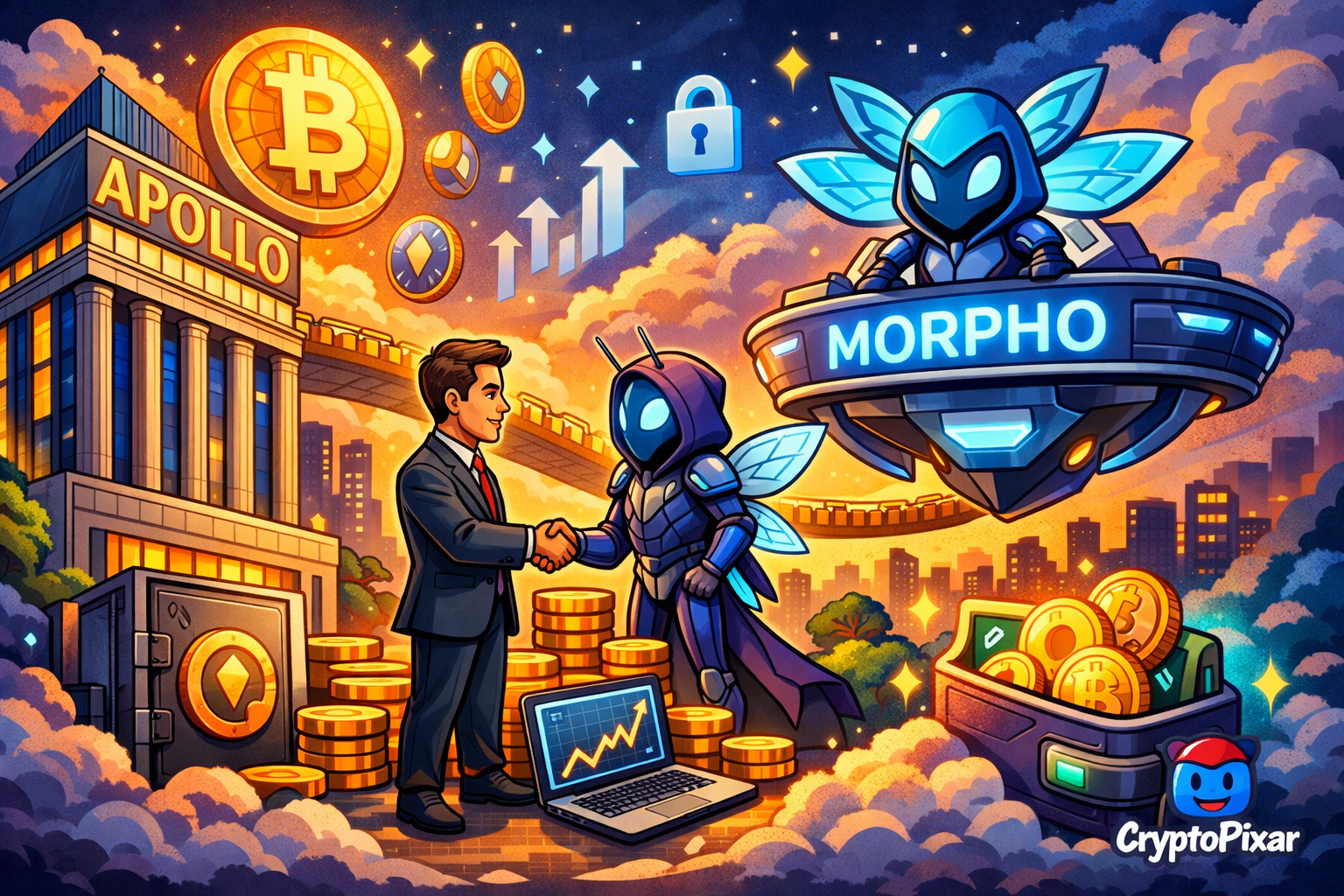 Apollo Global Management makes bold entry into crypto lending through Morpho partnership