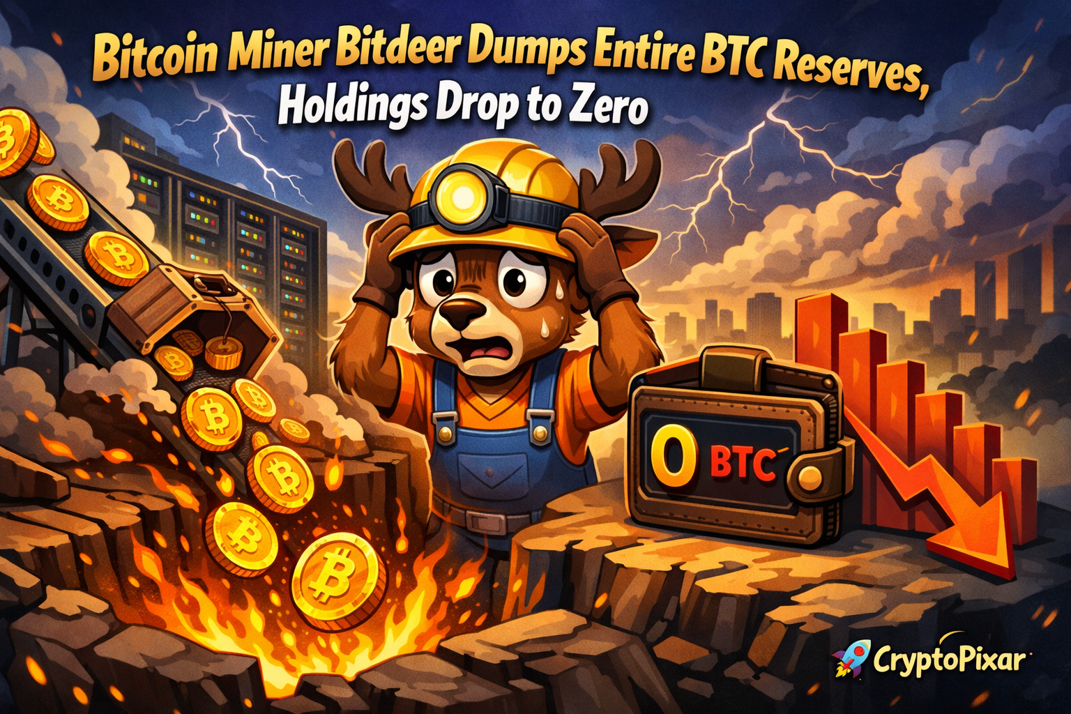 Bitcoin miner Bitdeer sells all Bitcoin holdings as reserves hit zero