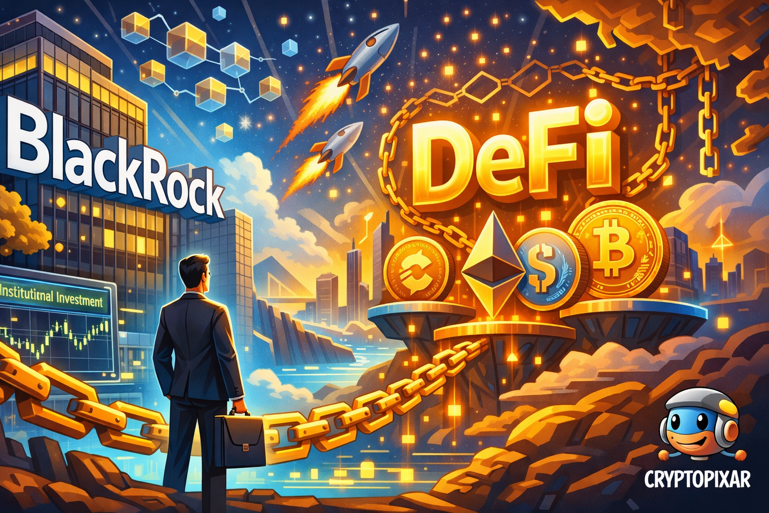 BlackRock enters DeFi with tokenized Treasury fund on Uniswap as institutional crypto adoption gains momentum