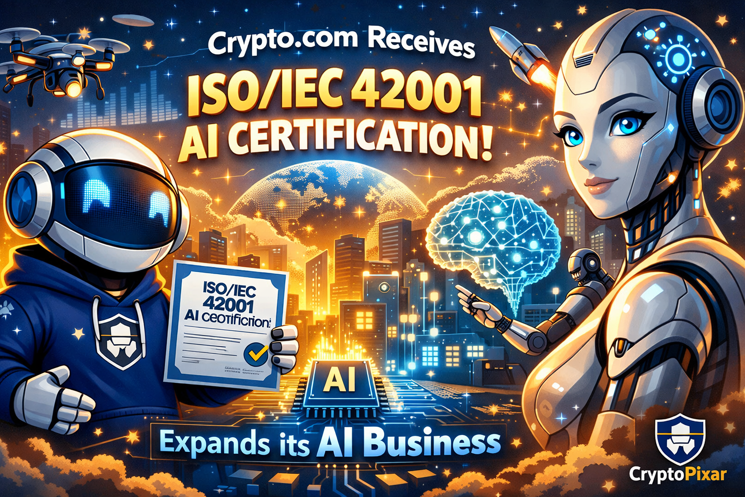 Crypto.com Achieves ISO/IEC 42001 AI Certification as It Expands AI Business Globally
