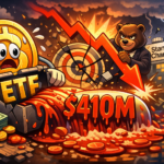 Bitcoin ETFs Bleed $410 Million as Standard Chartered Cuts Bitcoin Forecast to $100K