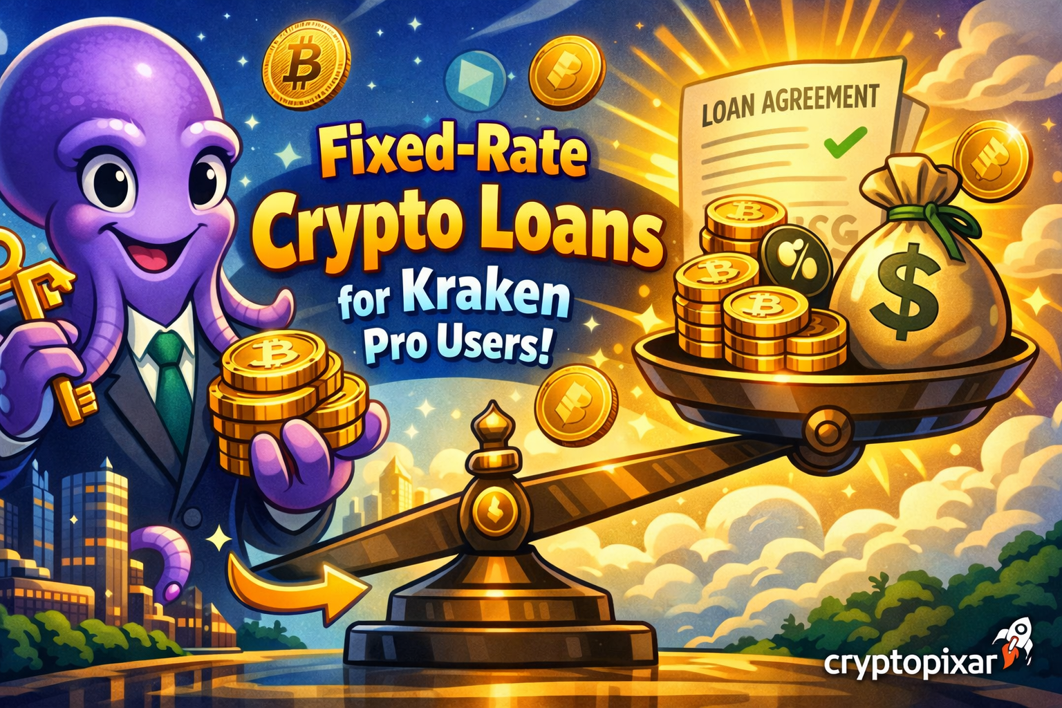 Kraken launches fixed rate crypto loans for Pro users amid rising digital asset lending boom