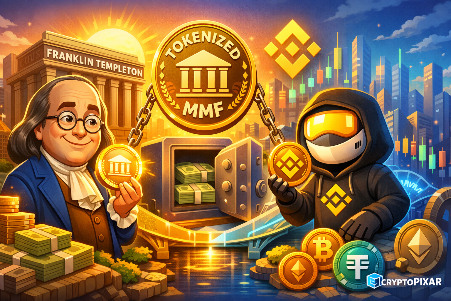 Franklin Templeton and Binance pioneer tokenized MMFs for off exchange collateral