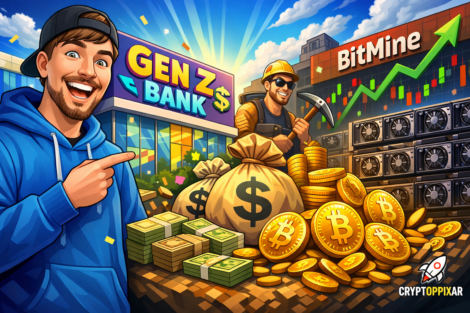 MrBeast buys Gen Z bank Step in bold move after BitMine’s $200 million investment