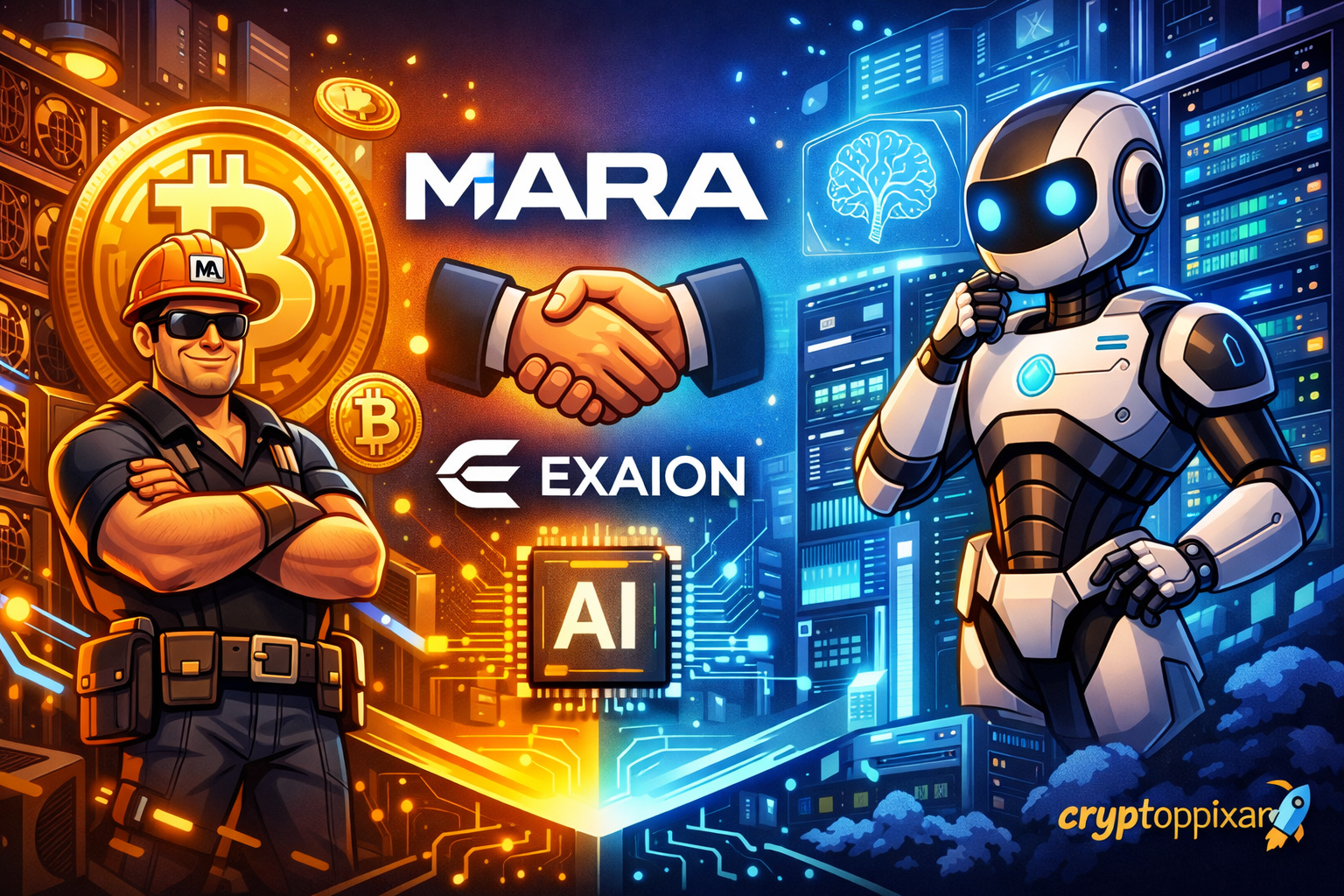 Bitcoin miner MARA expands AI footprint with majority stake in Exaion