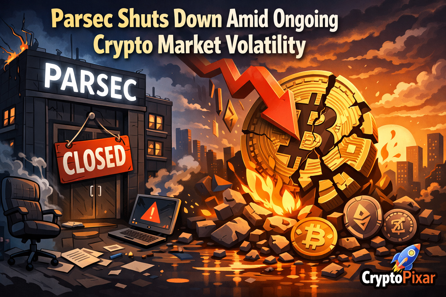 Parsec Shuts Down Amid Ongoing Crypto Market Volatility as Industry Faces Major Reshuffle