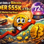 Polymarket signals rising bearish bets as Bitcoin odds dip below $55K