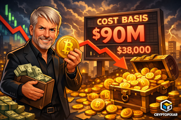Saylor’s Strategy Adds $90 Million in Bitcoin as Market Trades Below Cost Basis