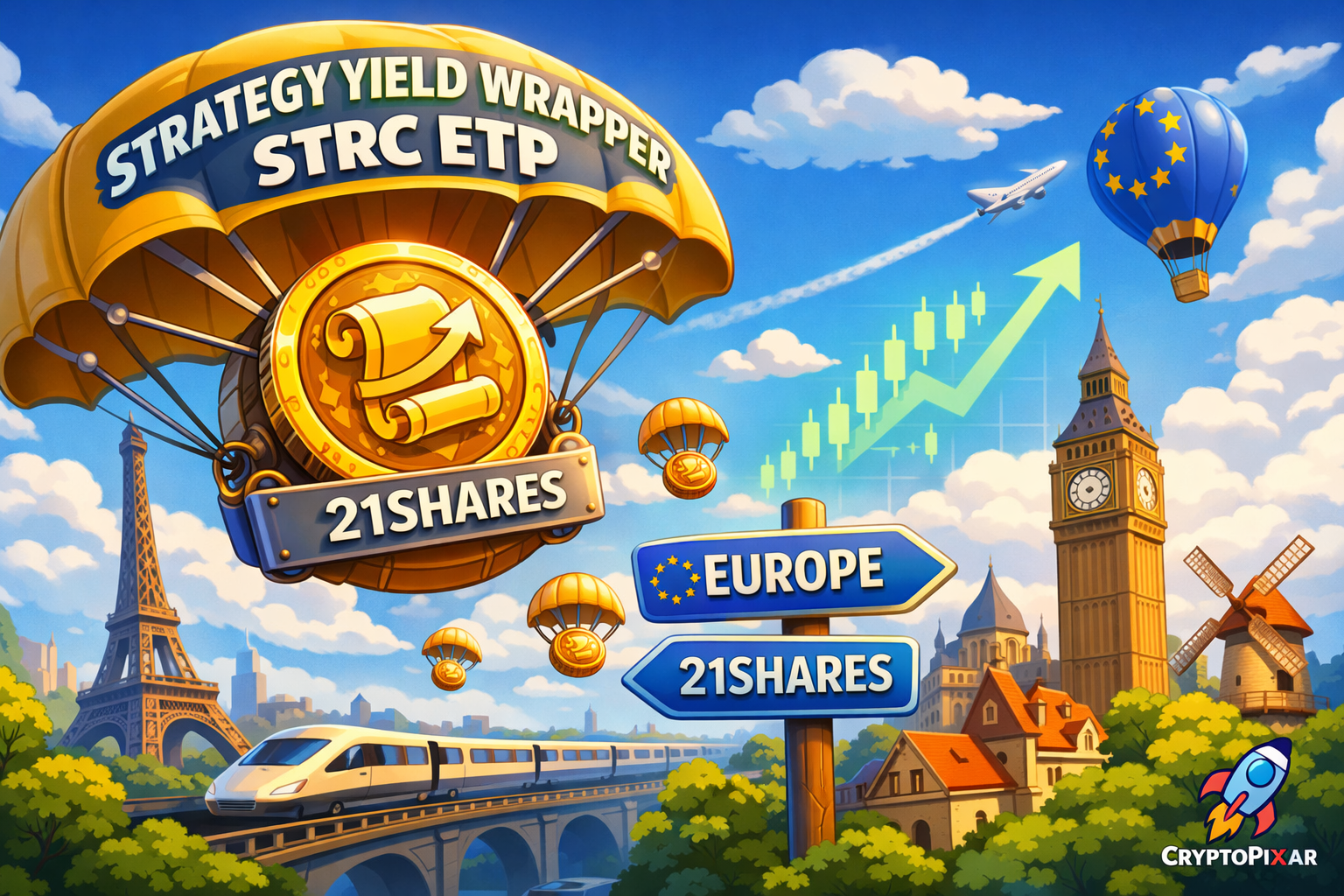 21Shares Brings Strategy Yield ETP to Europe Expanding Bitcoin Backed Investment Access
