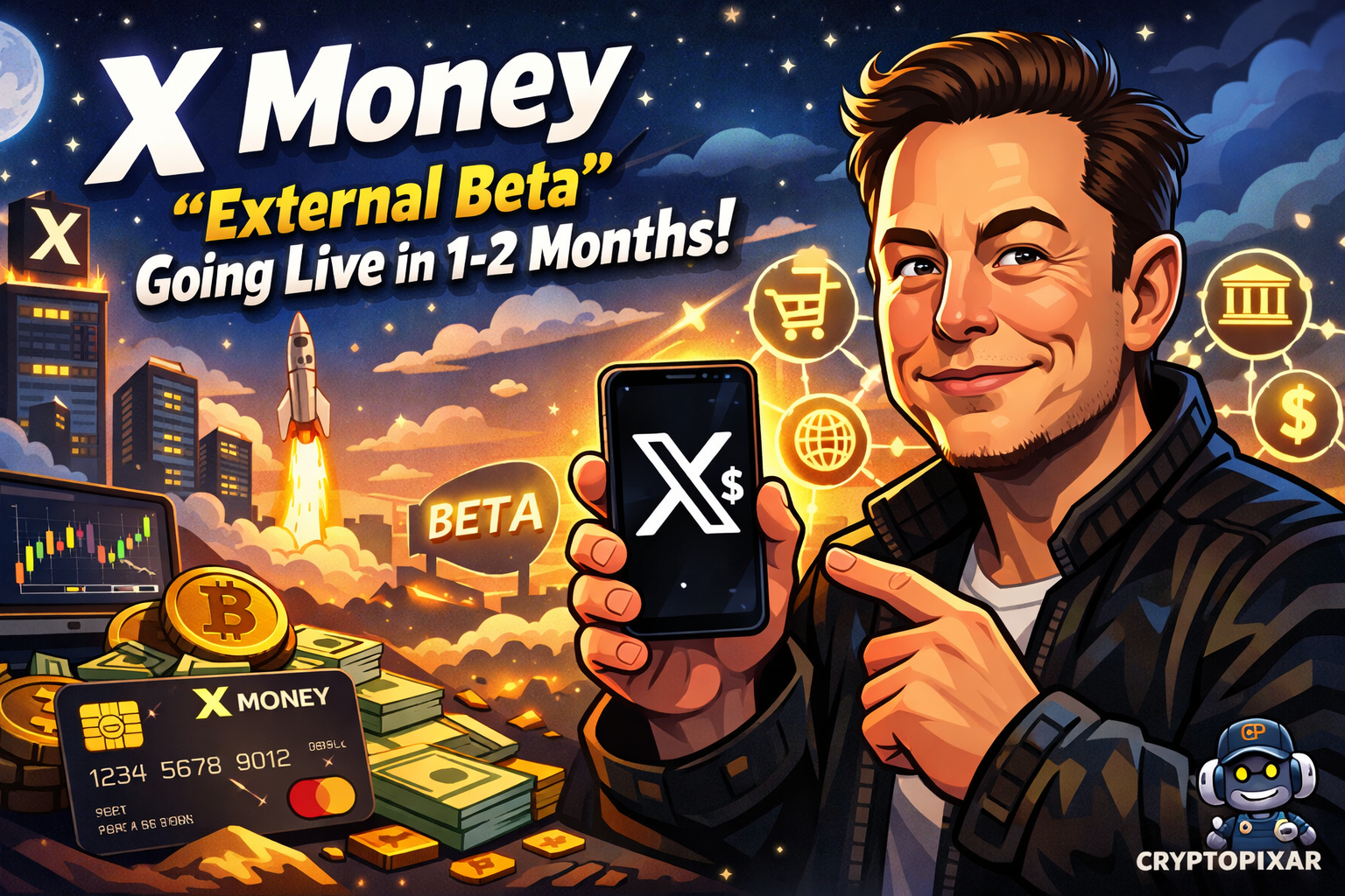 Elon Musk confirms X Money external beta to launch soon as X app readies financial revolution