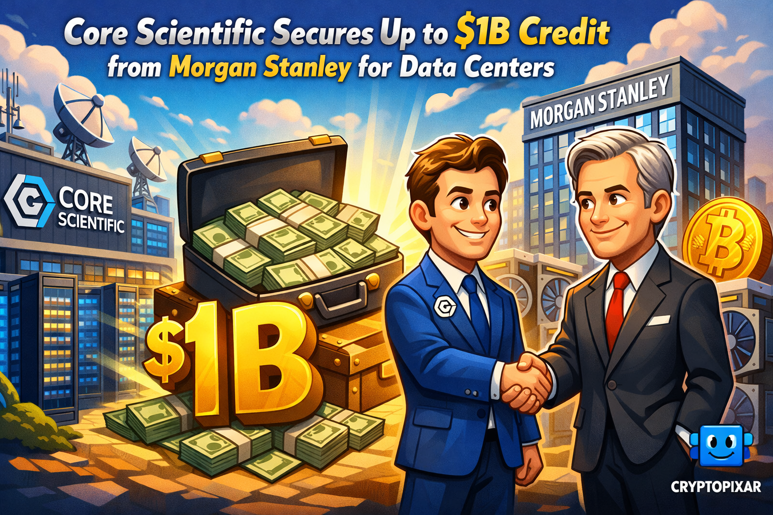 Core Scientific Credit Facility With Morgan Stanley Opens Path for AI Powered Data Centers