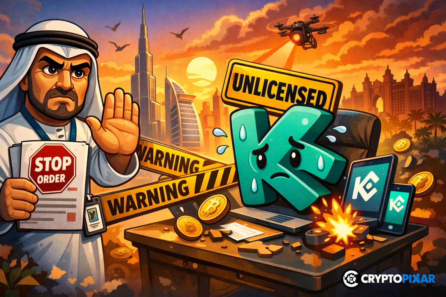 Dubai Regulator Orders KuCoin Entities to Stop Unlicensed Crypto Operations