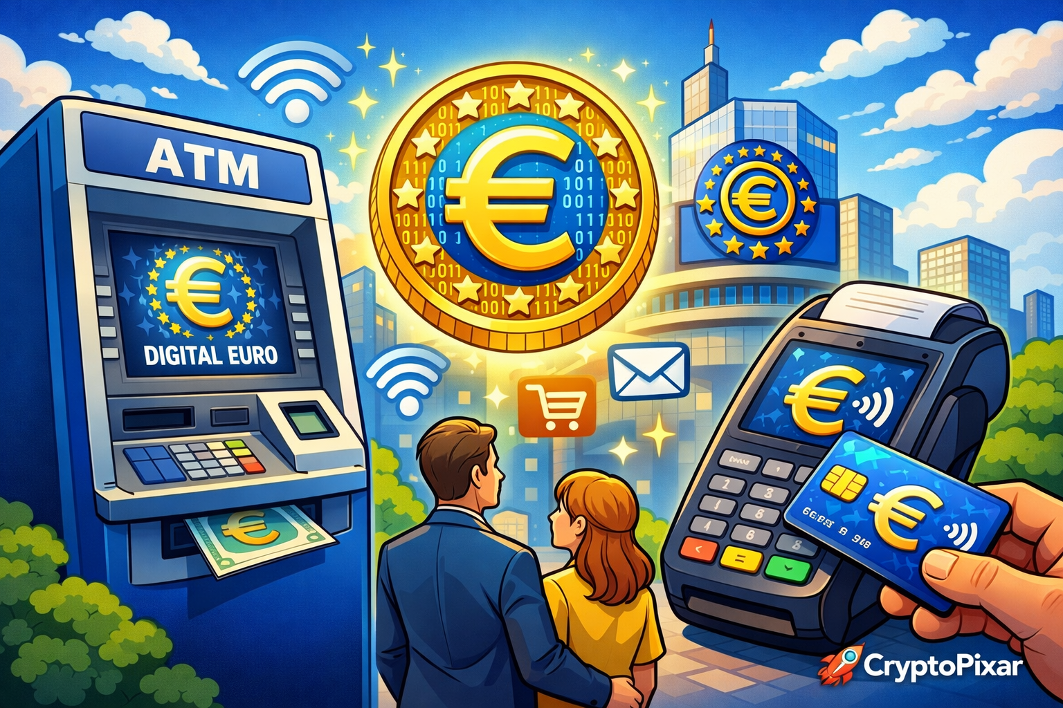 Digital Euro Integration Advances as ECB Targets ATMs and Payment Terminals