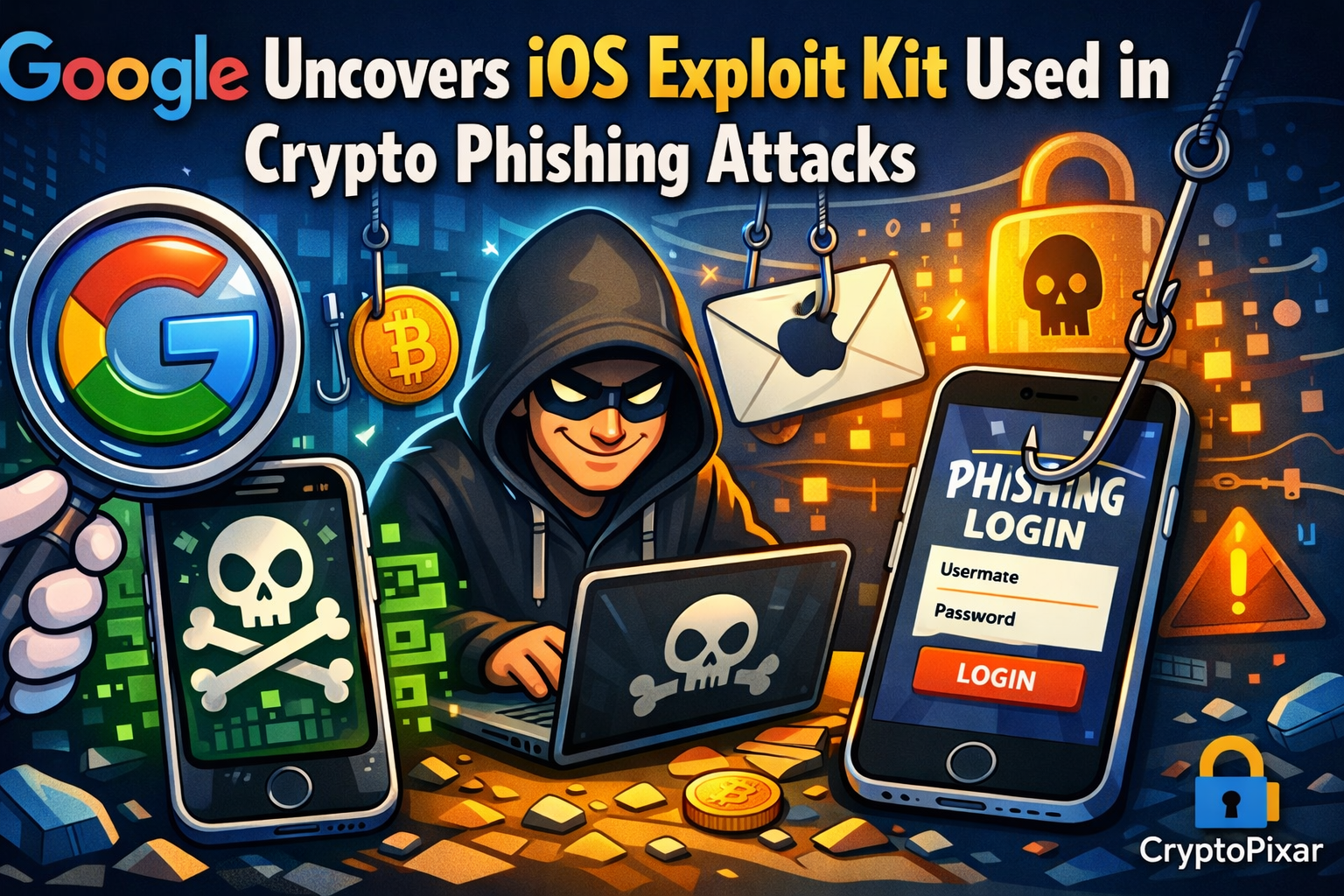 iOS Exploit Kit Used in Crypto Phishing Attacks Discovered by Google Threat Researchers